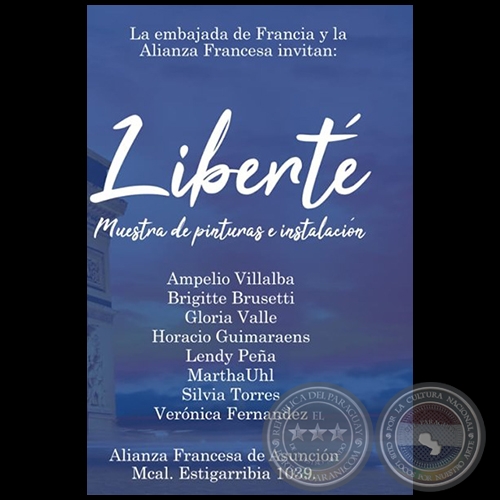 LIBERTÉ - Muestra de pinturas e instalación - Martes, 09 de Julio de 2019